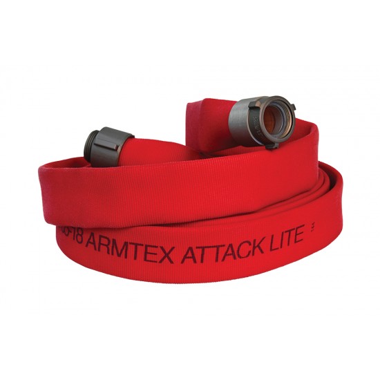 Armtex® Attack Lite™, 3 In. Size, Lightweight All-Polyester Double Jacket Polyurethane Lined Fire Hoses