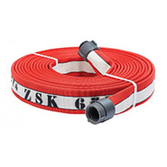 Armtex® HP™ 25 ft Available Lengths, 1 3/4 in. Size, and NST Liberator Coupling Type Red KFP's Most Advanced Structural Firefighting Attack™ Line Fire Hose